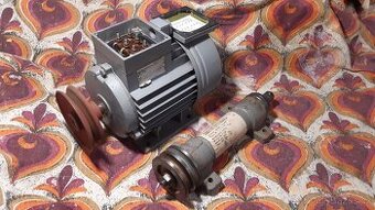 Elektromotor dvouotáčkový, hřídel, leštička, bruska