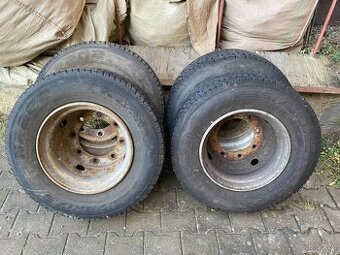 IVECO EUROCARGO - 4x DISK 17,5R 8 DÍROVÉ S PNEU KAMA 10mm