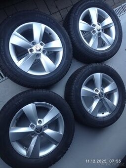 Zánovní ZIMNI al kola 16" NANUQ ORIGINAL SKODA KAROQ