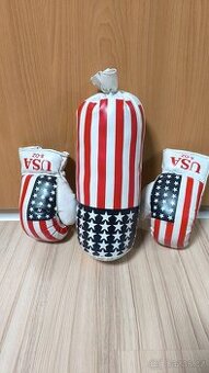 Boxovací pytel a rukavice