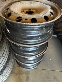 Sada 4ks plechových disků Škoda Fabia Rapid