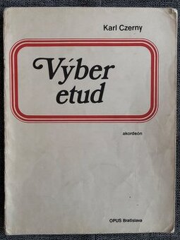 Noty akordeon-harmonika: Karl Czerny - Výber etud