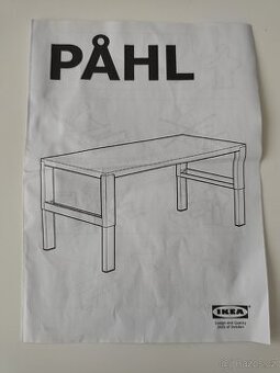 dětský psací stůl Pahl od Ikea