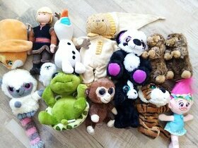 plysaci s velkyma ocima, Frozen, usinacek, medvidek