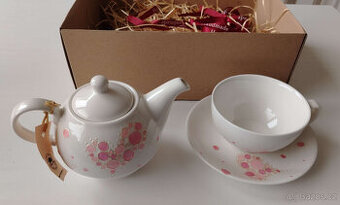 čajová sada - Chrpa Krnov
