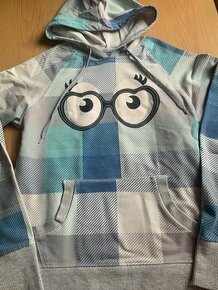 Dívčí mikina s kapucí, klokanka, vel. 146-152