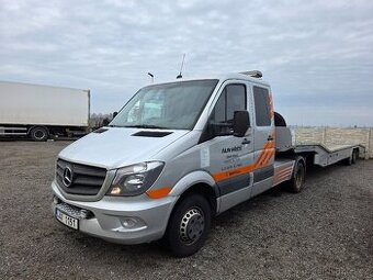 Minitahač MB Sprinter + podvalník Veldhuizen P37-5