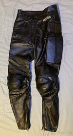Kožené kalhoty na motorku - velikost M