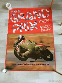 Plakát GRAND PRIX ČSSR 1982