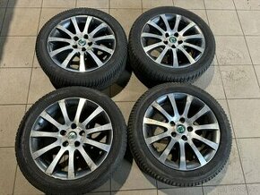 Alu kola Škoda YETI R17 5x112 ET45 + zimní pneu 225/50 R17