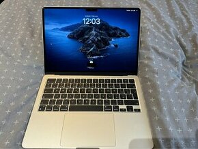 Prodám MacBook Air 13.6" M2 Starlight CZ TOP stav