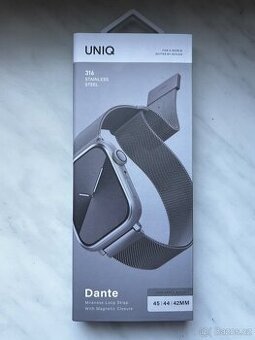 UNIQ Dante ocelový řemínek Apple Watch 46/45/44/42mm grafit - 1
