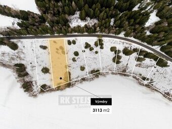 Stavební pozemek Frýdava, Lipno – 3 113 m²