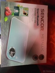 Prodám novou chytrou kuchyňskou váhu s Bluetooth Sencor