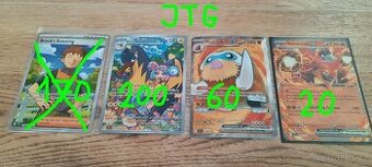 Pokémon karty EX a hity z JTG, SVI, SCR, PAL atd. - 1
