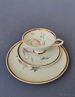 Elegantní bavorský porcelánový čajový set od Alka (Bavaria)