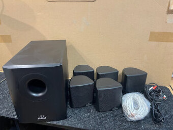 Magnat set 5.1, aktivní subwoofer + 5x 2-pásmové repro