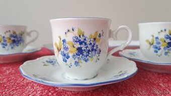 Originál porcelán Bernadotte Thun, šálky/ podšálky/ espresso