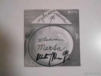 VLADIMÍR MERTA - VYBRANÁ SLOVA - SP + PODPIS - 1
