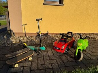 Skateboard,koloběžka , odrážedla