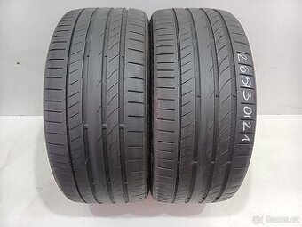2ks letní pneu 265/30/21 Continental