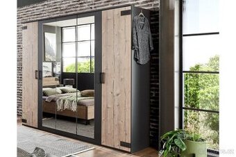 Šatní skřín Malmo 225cm Nová