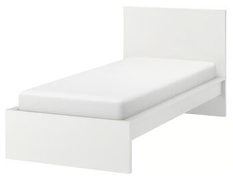 Prodám postel IKEA MALM 90×200 cm – včetně roštu