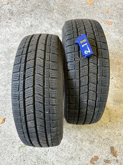 Prodám dvě zimní pneu Kleber 195/60R16C