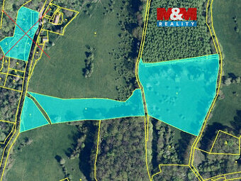 Prodej louky, 21830 m², Malšovice - Hliněná