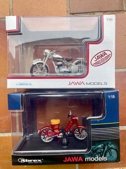 Abrex 1:18 Ogar a Jawa 555 Pařízek