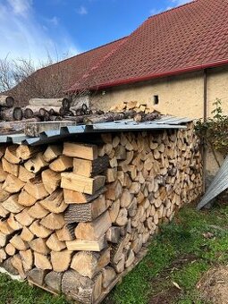 Prodám palivové tvrdé dřevo štípané