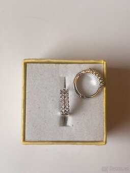 Nové stříbrné náušnice punc 925