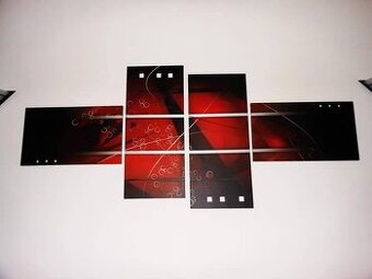 Obraz - 3D grafika - 4 dílný