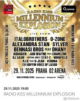 KISS MILLENNIUM,  koupím 1-2 VIP.