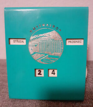 Retro stolní kalendář Gottwaldov