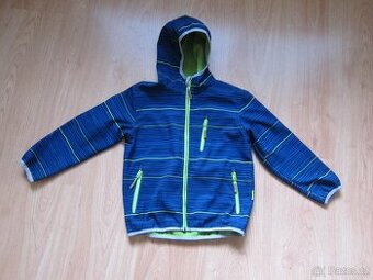Podzimní/jarní softshellová chlapecká bunda vel. 116/122