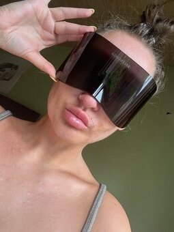 Sluneční brýle Balenciaga face mask