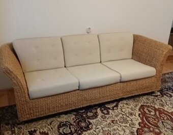 RATANOVÁ SEDAČKA S KŘESLEM