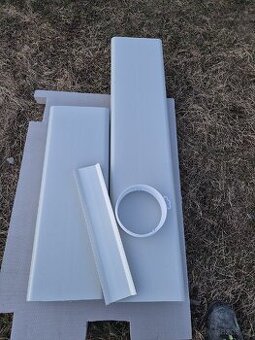 Ploché potrubí naber 1000, 600mm, výztuha