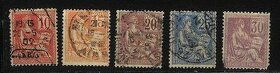 Známky Francie - Mi:91-95 -  kompletní série (r. 1900)