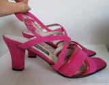 Celokožené sandálky BALLY vel.38, fuchsiově růžové - 1