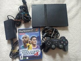 PS2 PlayStation 2 Slim + Hra