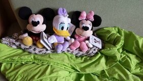 plyšáci Disney kačer donald,mickey mouse,atd.3 ks