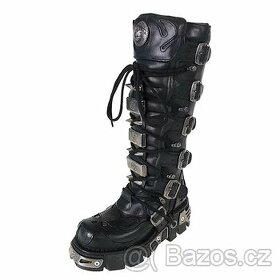 boty NEW ROCK - High Vampire Boot (161-S1) Black