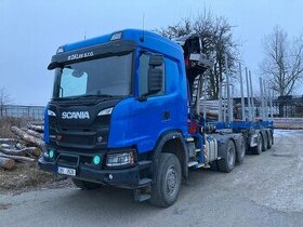Kamion Scania G500 s rukou a návěs Umikov z roku 2020 - 1