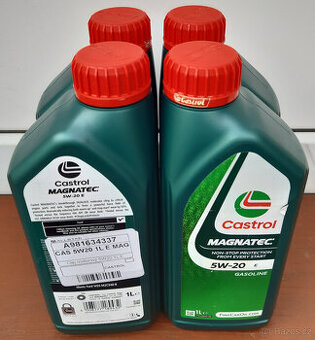 4x motorový olej Castrol Magnatec 5W-20 E + bonus 0,6 l