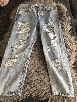 Trhané džíny zn.Topshop vel.W26(XS)