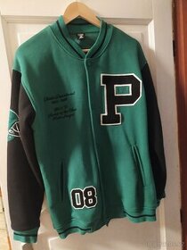 Mikina zelená baseball vel.S panska