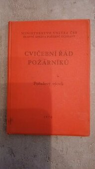 Kniha príručka v češtine Cvičební řád požárníků 1970 - 1