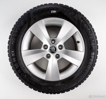 Škoda Superb - Originání 16" alu kola - Zimní pneu